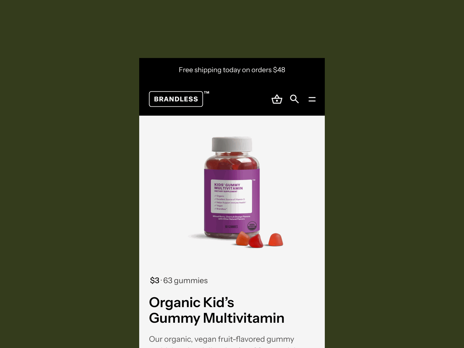 Brandless illustration ux