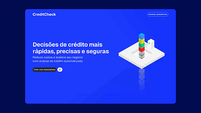 CreditCheck - Site redesign proposal animation card design illustration product design redesign site ui user experience user interface
