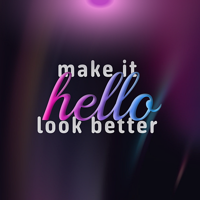 hello branding design graphic design illustration typography ui