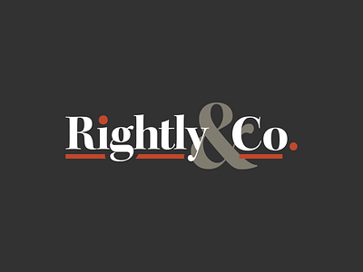 Rightly & Co. Brand Identity branding design graphic design logo vector