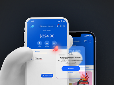 PicoWallet Hybrid Crypto Wallet Mobile App Design agency design branding design design agency design subscription designjoy graphic design illustration trilogy trilogy studios ui unlimited designs