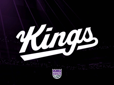 Sacramento Kings Script basketball brand branding custom lettering identity design jerseys kings lettering nba sacramento kings script sports branding story