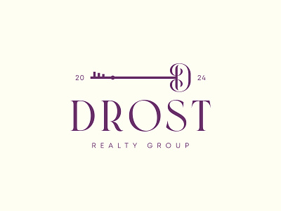 Concept Logo For DROST Realty Group branding design graphic design logo moder typography vector