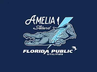 Florida Utilities Design alligator alligator apparel design alligator design alligator logo amelia island apparel design crocodile crocodile design crocodile logo energy design energy logo florida florida alligators florida design florida logo lineman logo logo design