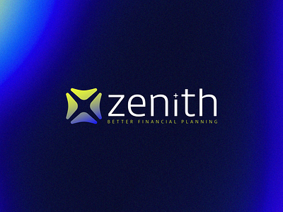 Zenith - Better Financial Planning brand brand development finance identity illustrator logo logo design
