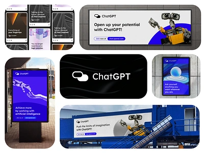 ChatGPT — Branding (Concept) ai artificial intelligence banner bento bentogrid branding chatgpt concept design graphic design grid logo logotyp media poland polska poster social socialmedia sygnet