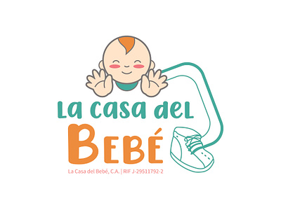 Logo para tienda de bebes branding design graphic design illustration logo vector