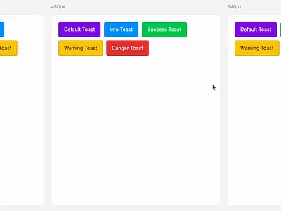Mod - Toasts alert animation bounce color component css design html interface javascript message notification popup slide toast toasts ui