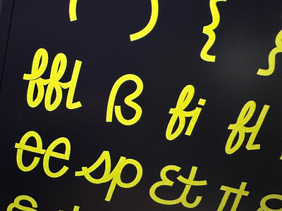 Ligatures design display font illustration lettering ligature playful script simple typography whimsical whimsy