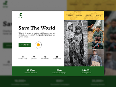 STW - Charity 3d adobe animation branding charity design figma graphic design help hero page illustration logo motion graphics ngo photoshop ui user experience user interface vector volunteer