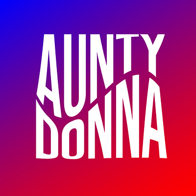 Aunty Donna Logo branding freelance designer graphic design logo logo design