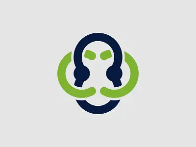 Green Light Alien alien graphic design green logo moon planet space ufo