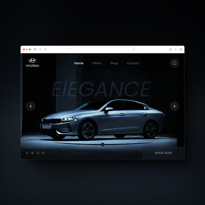 Car Landing page 3d animation branding graphic design logo motion graphics ui