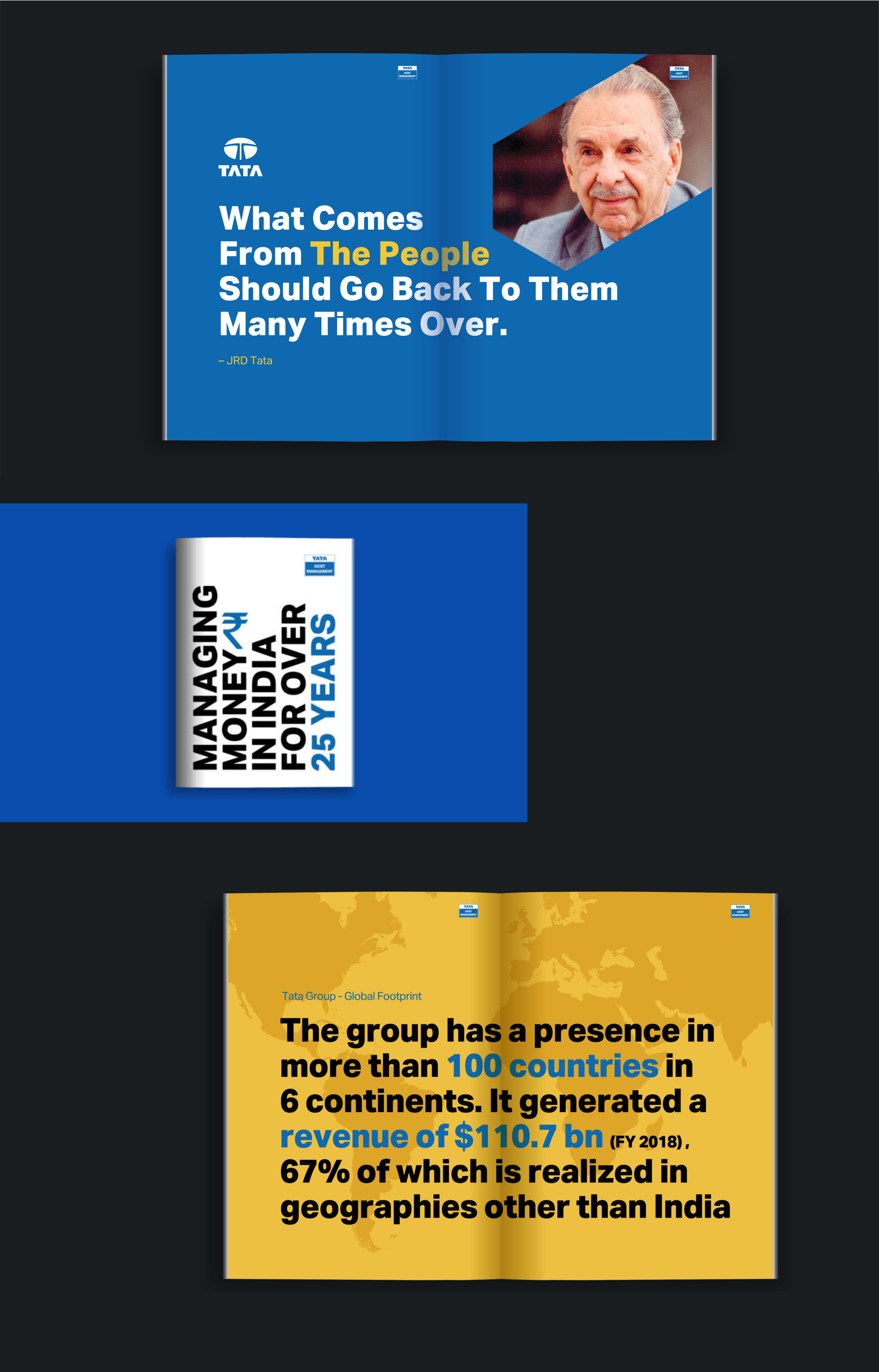 Table book for Tata Mutual Fund branding creative design graphic design illustration logo minimal ui ux website