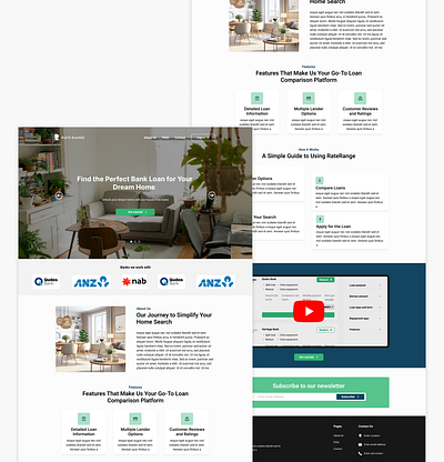 A Bank Loan Comparison Website bank loan design finance product design ui uidesign uiux