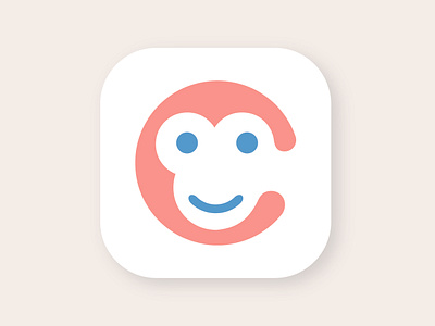 Chimple Learning Logo branding chimple icon illustrator kids learning learning app logo logodesign monkey