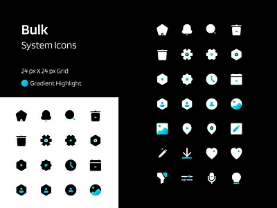 Bulk System icons 24pixelicons bulkicons darkmodeicons gradient gradienticons gridicons grids iconpacks systemicons trendyicons uiicons