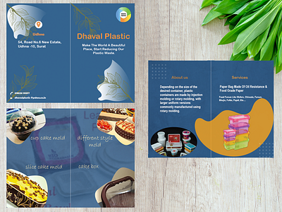 Dhaval plastic Brochure 3d animation branding graphic design motion graphics ui