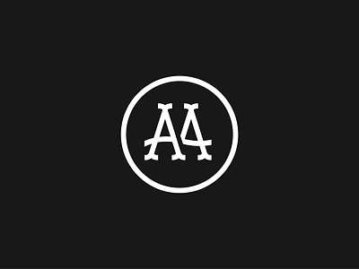 Logo concept - "AA" monogram a aa black minimal simple