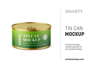 Tin Can Mockup can mockup design design mockup design food mockup mockup design package packaging mockup snack tin can tin can mockup