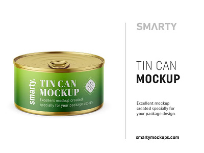 Tin Can Mockup can mockup design design mockup design food mockup mockup design package packaging mockup snack tin can tin can mockup