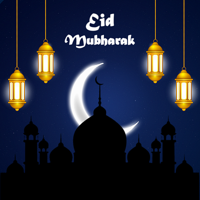 Eid Mubarak Social Media Post Design advertising branding design designer graphic design poster design social media post