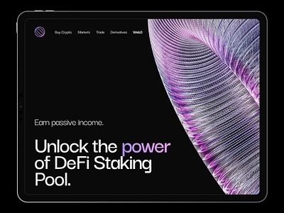 Web3 - DeFi Staking Pool LP & 3D Animation 3d 3d animation 3d spline 3d spline animation animation blockchain cards crypto defi lp modern scroll scroll animation spline staking pool ui web3 website