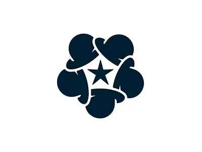 Star Hat black cool design gentlemen hat logo star