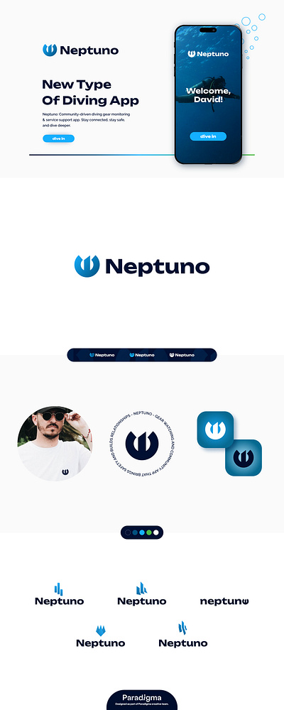 Neptuno / Logo brand graphic design logo