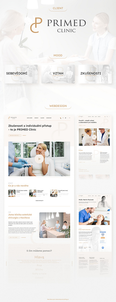 Primed Clinic / Webdesign branding web design