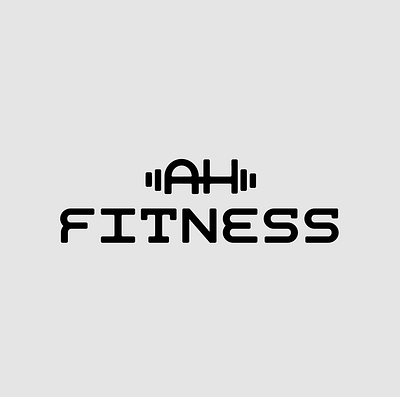AH Fitness Logo (unused) ah brand branding fitness gym identity logo logodesign training wordmark