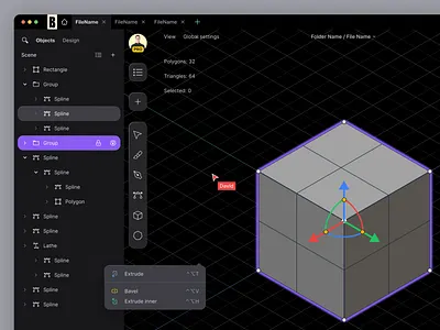 3d editor 3d editor portfolio ui