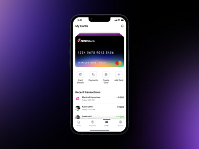 Card details page Ui concept banking card creditcard design finance graphic design interactiondesign interface productdesign ui ux