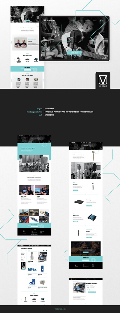 VAMISOUND / Webdesign branding web design webdesign