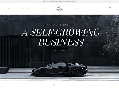 Growth Luxurious UX/UI Design 2024 2024 trends clean design designs figma homepage landing page marketing site minimalism ui ui design user interface ux uxui web design webflow website website design