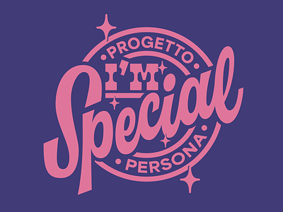 Progetto Persona custom type illustration lettering onlus typo typography vector