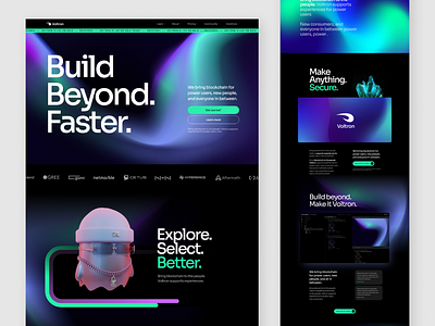 Voltron - Webflow Website 2024 2024 design 2024 trends design figma homepage landing page marketing site minimalism ui user interface ux uxui web design website website design