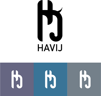 havij color color combination logo logotype recolor vector