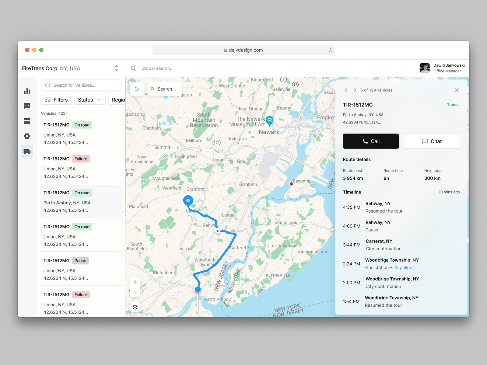 Transport tracking system - SaaS software by Dawid Jankowski on Dribbble