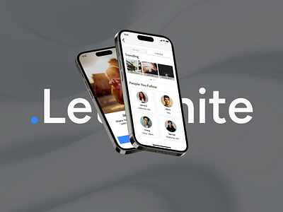 LetsUnite - Social Networking Platform iOS App For Artists app ui figma ios app ios app design networking social ui ux