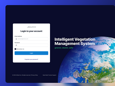 AI- Dashboard-Intelligent Vegetation Management System animation branding dashbaord graphic design new saas trending ui ux