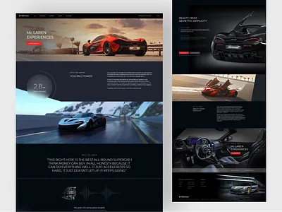 EmBessor - Landingpage Design 2024 2024 design 2024 trends car cars clean configurator design designs homepage marketing site minimalism racing ui user interface ux uxui web design website website design