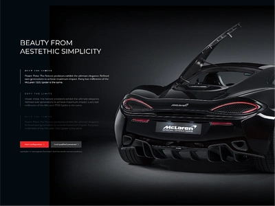 McLaren - Concept UX/UI Design 2024 2024 design 2024 trends 3d animation branding clean design designs graphic design homepage logo minimalism motion graphics ui user interface ux uxui website website design