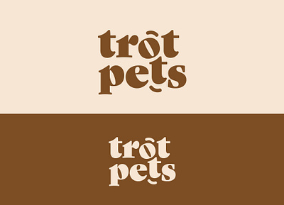 TrotPets Logo branding graphic design logo logo design pets