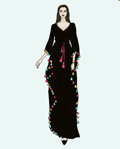 Digital illustration costume design designing digital digitalillustration fashion fashion illustrator illustrator