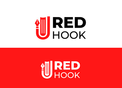 RedHook Publishing branding graphic design illustration logo publishing red