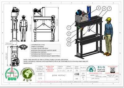 hydraulic press 3d