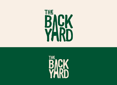 The Backyard Venue branding graphic design logo logo design typography venue