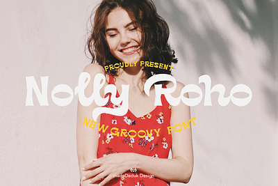 Nolly Roho Font 80s font 90s font branding fashion fonts groovy headline instagram invitation logotype opentype playful font retro script trendy typography unique vintage webfont wedding