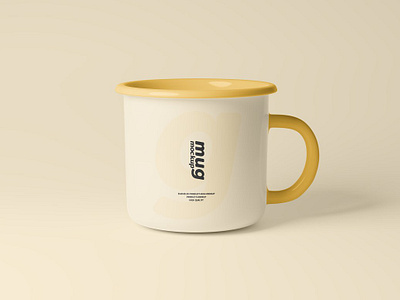 Enamel Mug Mockup drink enamel enamel mug mockup glossy kitchen metal mock up mockup mug mug mockup outdoor packaging portfolio presentation psd showcase